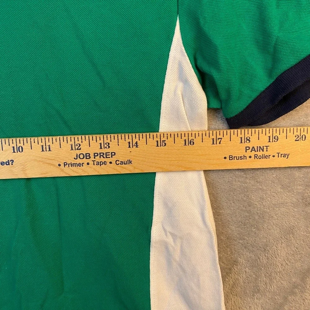 Polo Ralph Lauren Youth Large Green Big Pony Ocean Challenge Polo Shirt 14-16